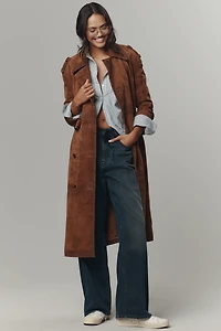 Walter Baker Jerome Suede Trench Coat