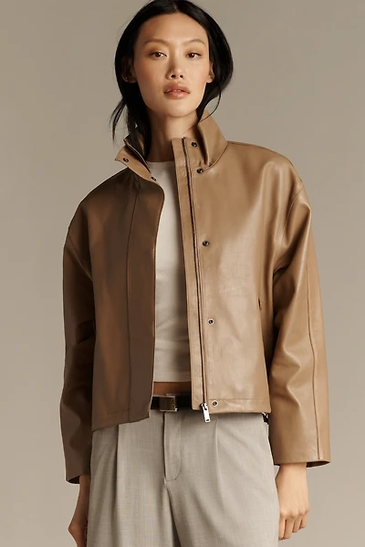 Walter Baker Roman Funnel-Neck Jacket