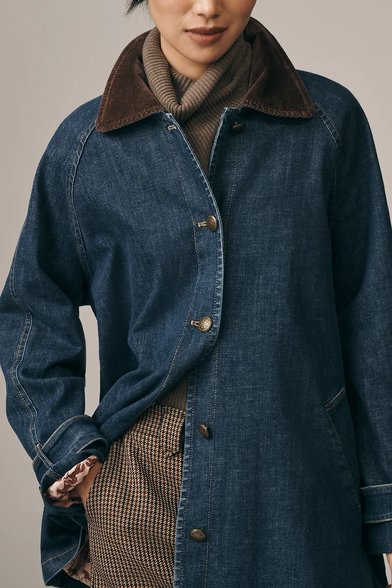 Maeve Denim Barn Coat