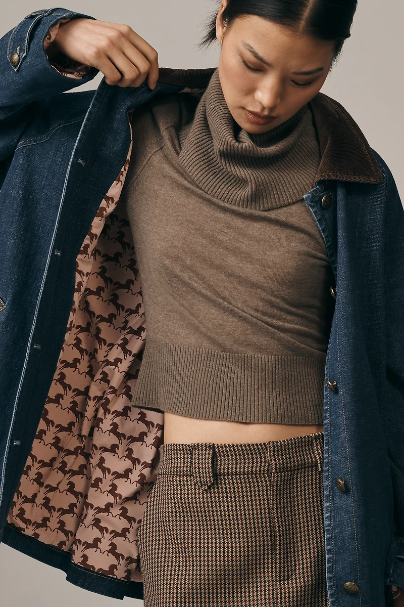 Maeve Denim Barn Coat