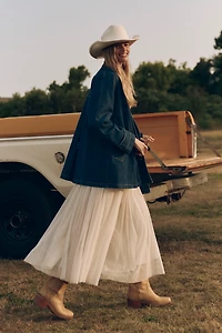 Maeve Denim Barn Coat