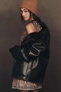 STAND STUDIO Brella Faux-Shearling Jacket