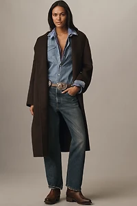 Alex Mill Sophia Long Wool Blend Coat