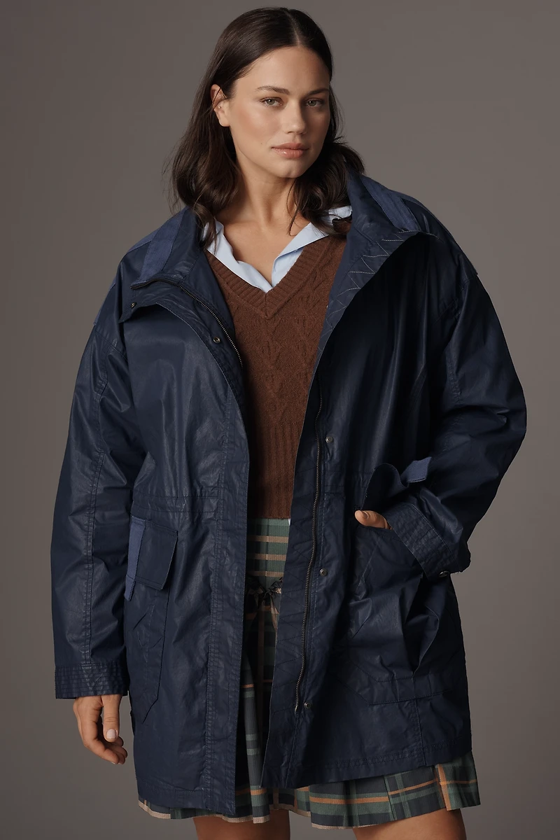 Pilcro Waxed Cotton Utility Jacket