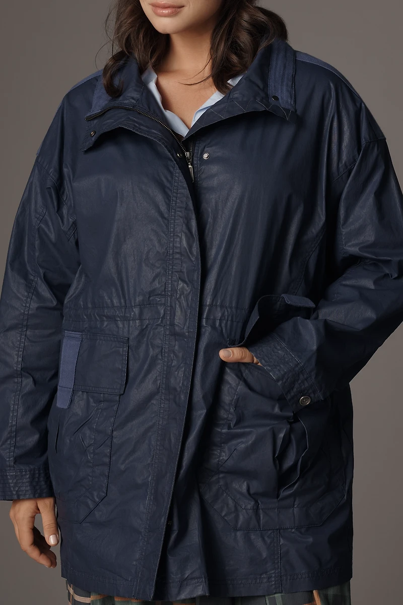 Pilcro Waxed Cotton Utility Jacket