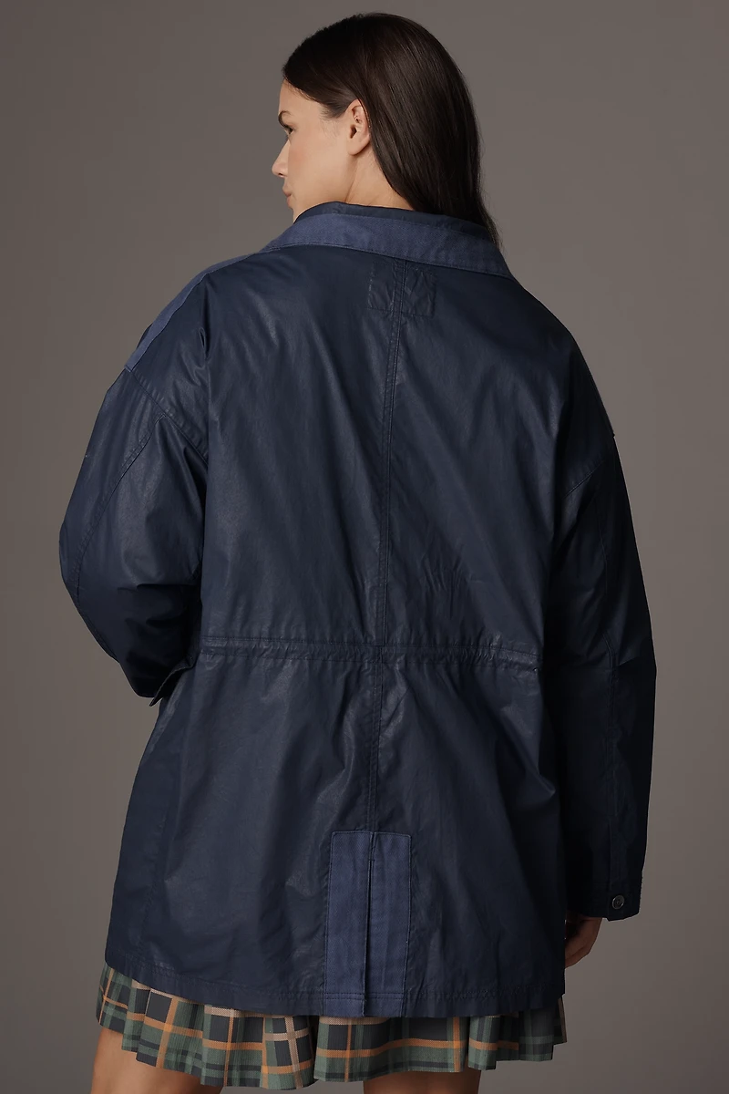 Pilcro Waxed Cotton Utility Jacket