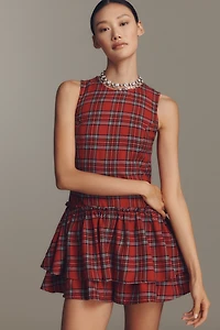 Porridge Sleeveless Drop-Waist Romper