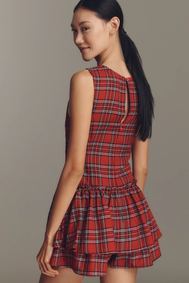 Porridge Sleeveless Drop-Waist Romper