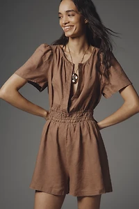 The Somerset Romper: Linen Edition