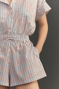 Faithfull The Brand Zion V-Neck Romper