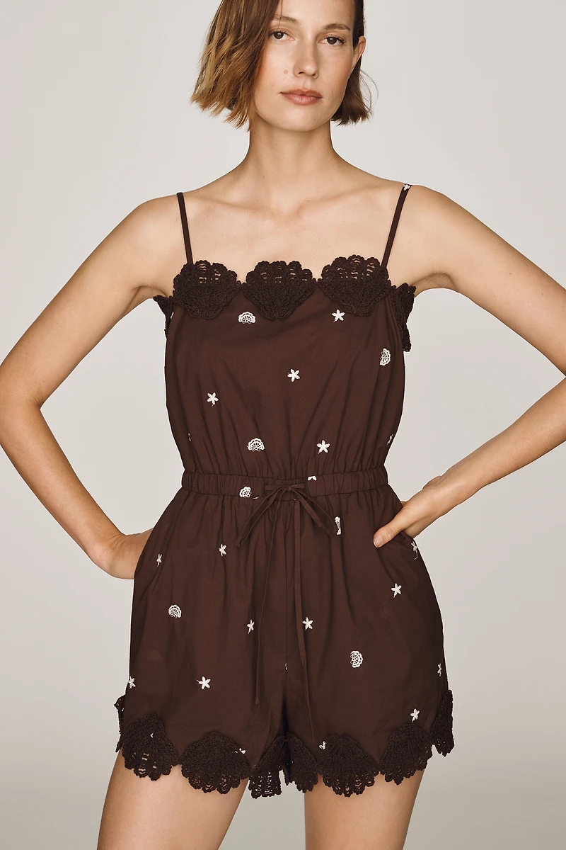 Elevator Disco Midnight Romper