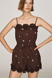 Elevator Disco Midnight Romper