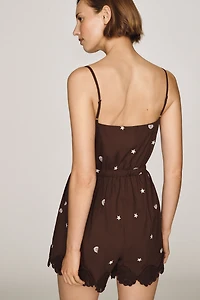 Elevator Disco Midnight Romper