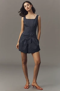 WeWoreWhat Sleeveless Corset Romper