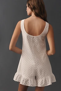 4SI3NNA Ruffled Eyelet Romper