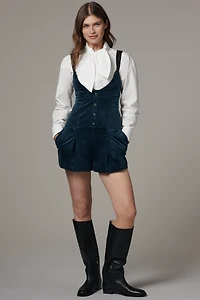 Maeve Long-Sleeve Suspender Twofer Romper