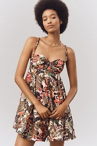 Hutch Bustier Printed Romper