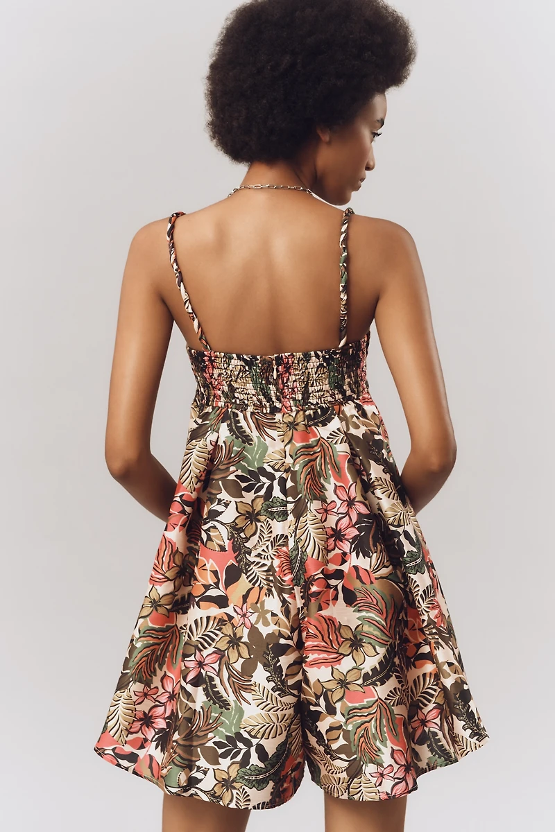 Hutch Bustier Printed Romper