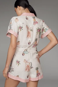 KIVARI Lyra Linen Cotton Romper