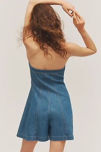 Pilcro Strapless Sweetheart Romper