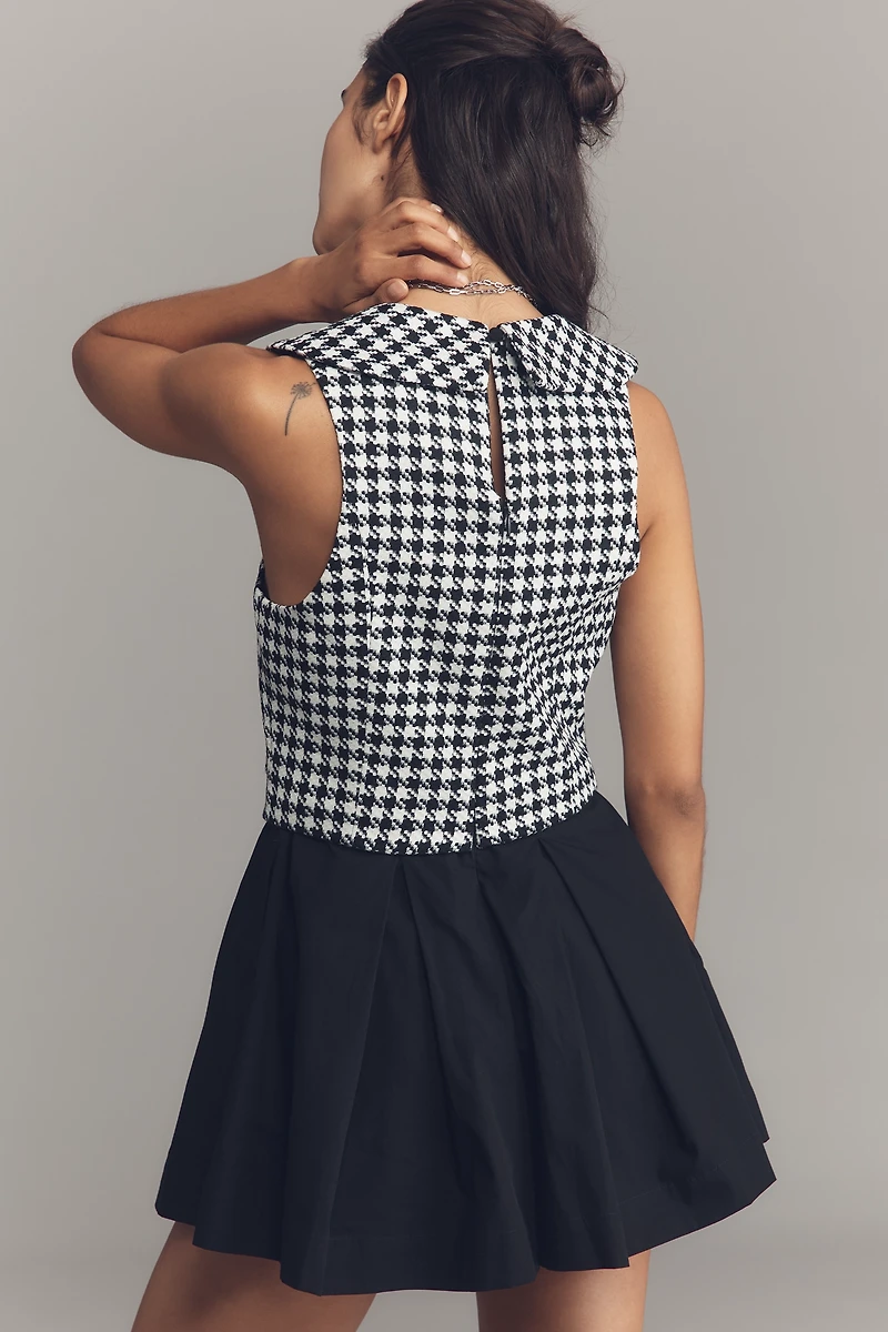 Maeve Sleeveless Collared Twofer Romper