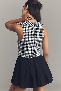 Maeve Sleeveless Collared Twofer Romper