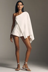Auteur Roux One-Shoulder Romper