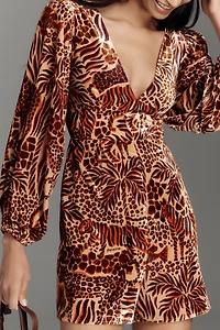 Farm Rio x Anthropologie Long-Sleeve Printed Romper