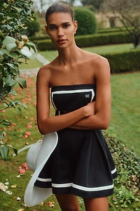 Maeve Strapless Cotton Romper