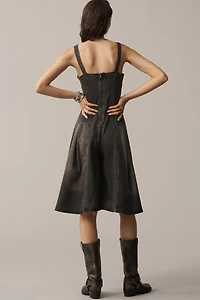 Pilcro Denim Midi Jumpsuit