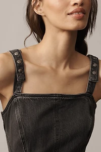 Pilcro Denim Midi Jumpsuit