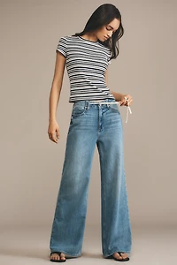 PAIGE Chantrelle Crew-Neck Ribbed Tee