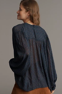PAIGE Bibiana Long-Sleeve Blouse