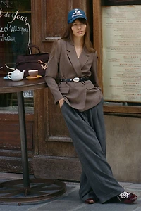 PAIGE Quentin Houndstooth Blazer