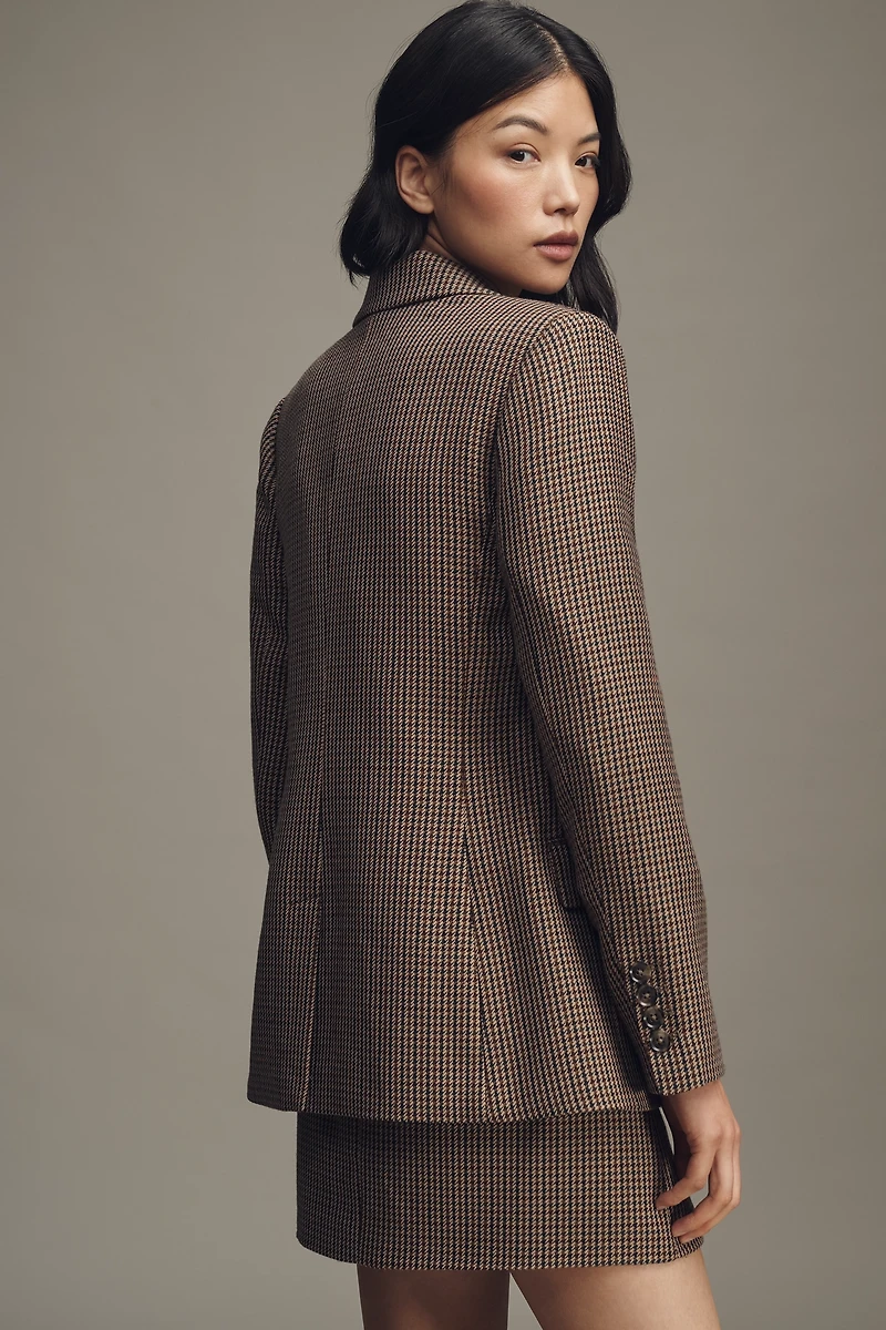PAIGE Quentin Houndstooth Blazer