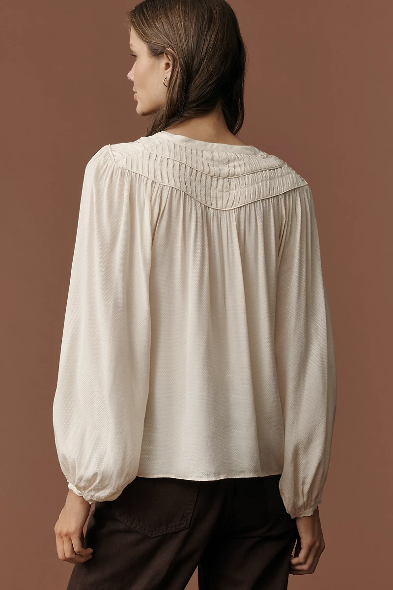 PAIGE Milani Raglan-Sleeve Blouse