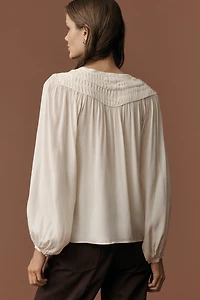 PAIGE Milani Raglan-Sleeve Blouse
