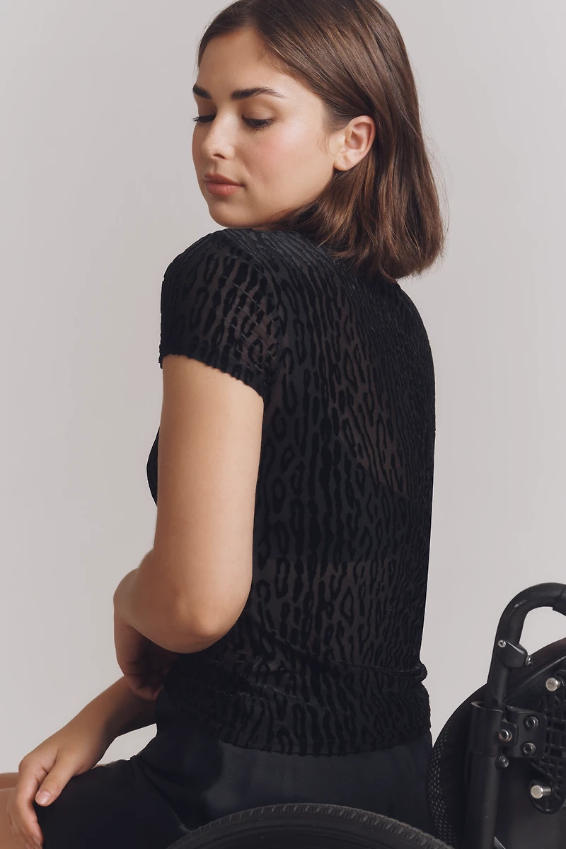 PAIGE Eisa Burnout Tee