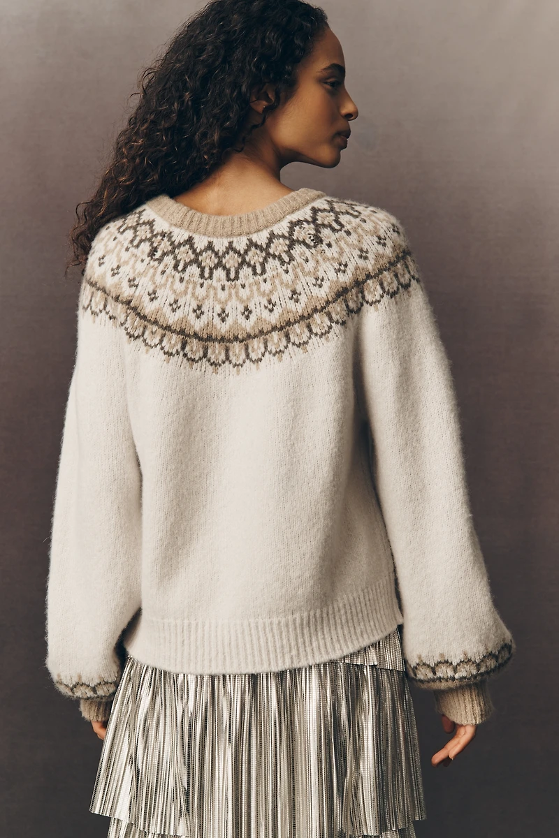 PAIGE Misha Crew-Neck Wool-Blend Sweater