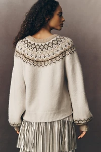 PAIGE Misha Crew-Neck Wool-Blend Sweater