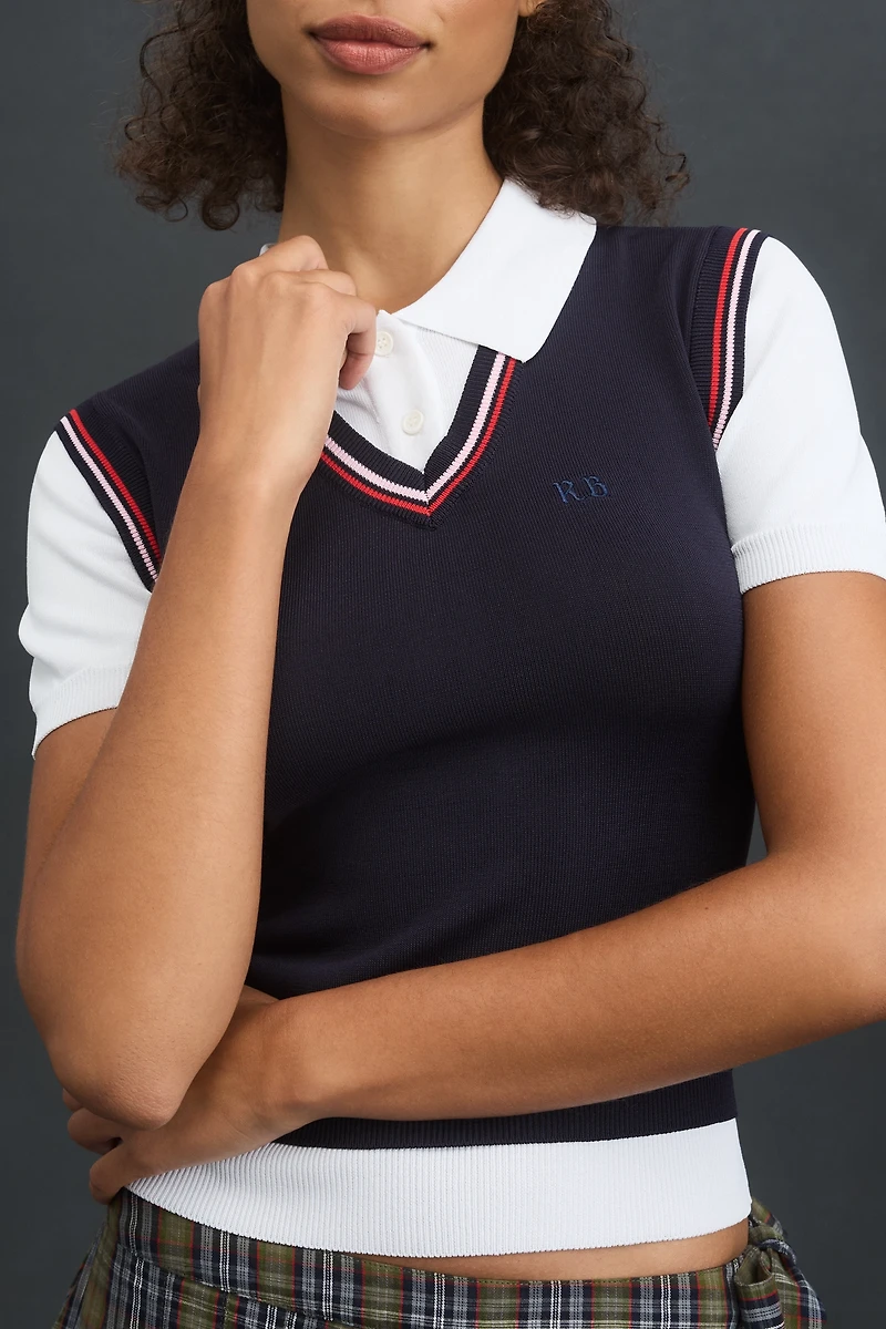 Rowing Blazers Layered Polo Shirt