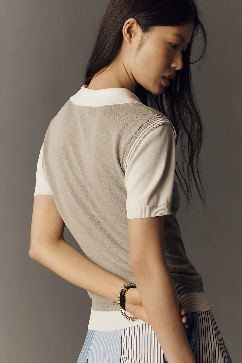 Rowing Blazers Layered Sweater Vest Top