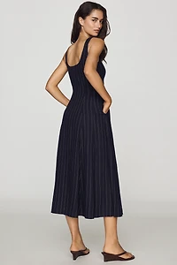 Rowing Blazers Linen Midi Dress