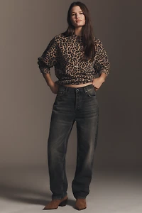 Anine Bing Fritz Mid-Rise Straight-Leg Ankle Jeans