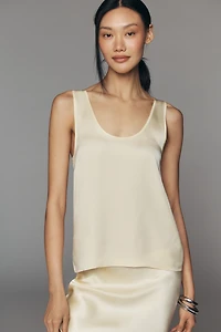 Anine Bing Silk Scoop Tank