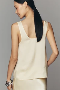 Anine Bing Silk Scoop Tank