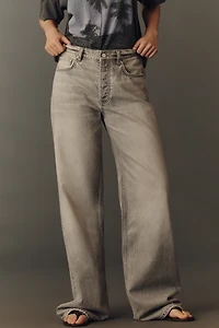 Anine Bing Hugh High-Rise Wide-Leg Jeans