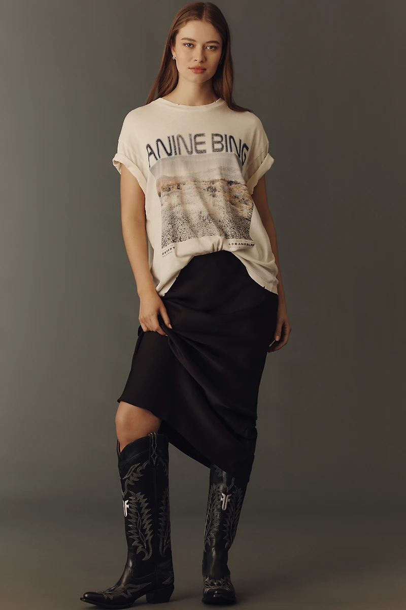 Anine Bing Cade 100% Cotton Wildflower Graphic Tee