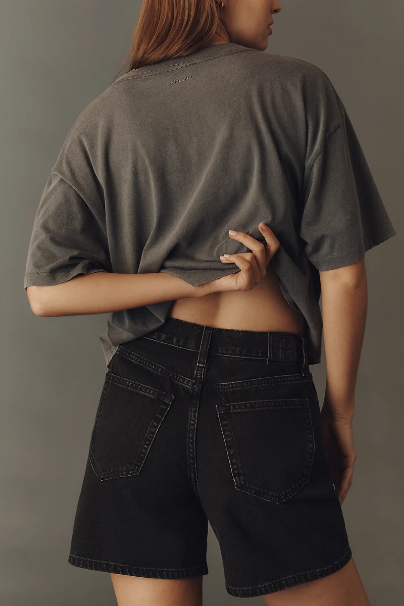 Anine Bing Delaney Cotton Shorts
