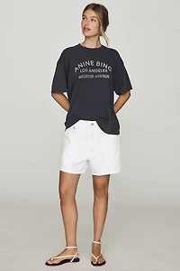 Anine Bing Melrose Stencil Tee